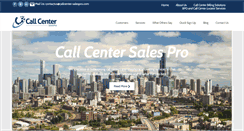 Desktop Screenshot of callcenter-salespro.com