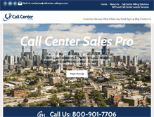 Tablet Screenshot of callcenter-salespro.com